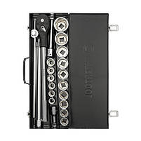 Набір інструментів INTERTOOL ET-8321, 3/4", 21ед., Cr-V STORM, фото 2