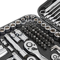 Набір інструментів INTERTOOL ET-8219, 1/2" & 3/8" & 1/4", 219ед., Cr-V STORM, фото 8