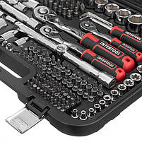 Набір інструментів INTERTOOL ET-8219, 1/2" & 3/8" & 1/4", 219ед., Cr-V STORM, фото 7