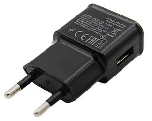 СЗУ Зарядний пристрій USB x 1 "Samsung" (Чорний 1A)