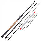 Рибальський набір Фідерне вудлище Kaida (2 шт.)+ котушка Кобра (2 шт.) + Подарунок! 11 в1, фото 2