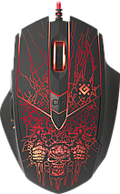 Игровой набор клавиатура, мышь и коврик Defender Anger MKP-019, комплект игровая клава и мышка с подсветкой, фото 3