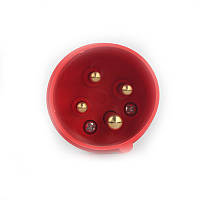 ElectroHouse Вилка силова 4x32 3P + PE / 32 A / 380-415V / IP44 EH-PPL-432 ElectroHouse Вилка силова 4x32 3P + PE / 32 A / 380-415V / IP44