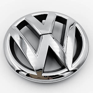 Эмблема передня VW Volkswagen (Фольцваген) 130мм JETTA 6 (2010-2014) - Хром (5C6853601), фото 3