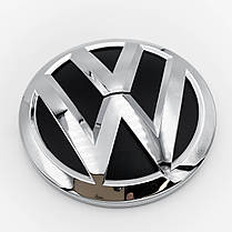 Эмблема задняя VW (Фольцваген) 100мм POLO 5, Jetta 6, PASSAT B7 / B8 - Хром (5C6853630), фото 5