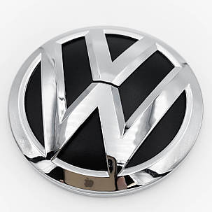 Эмблема задняя VW (Фольцваген) 100мм POLO 5, Jetta 6, PASSAT B7 / B8 - Хром (5C6853630), фото 3