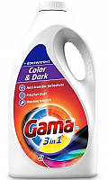 Концентрований гель для прання кольорового і темного текстилю Gama Color & Dark 3в1 4,15л. 83 прання.
