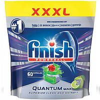 Капсулы для посудомоечных машин Finish Quantum Max Lime 60 шт