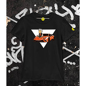 Чорна футболка Влад А4 з Ламбою (Новинка)