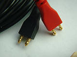 Кабель (шнур прямий) GOLD вилки для Sennheiser HD25, HD25-1, HD25-II, HD25-CII HD25 II Steel Cable straight cable, фото 2