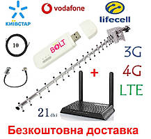 Повний комплект Huawei E8372h-153 + Netis AC1200 N1+3G/4G/LTE антена 21 дБ під Київстар, Vodafone, Lifecell