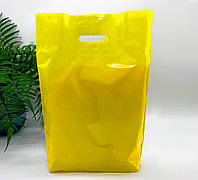 Желтые пакеты банан глянцевые 30x40 см! жовті пакети,друк на пакетах,печать на пакетах,пакеты на заказ!
