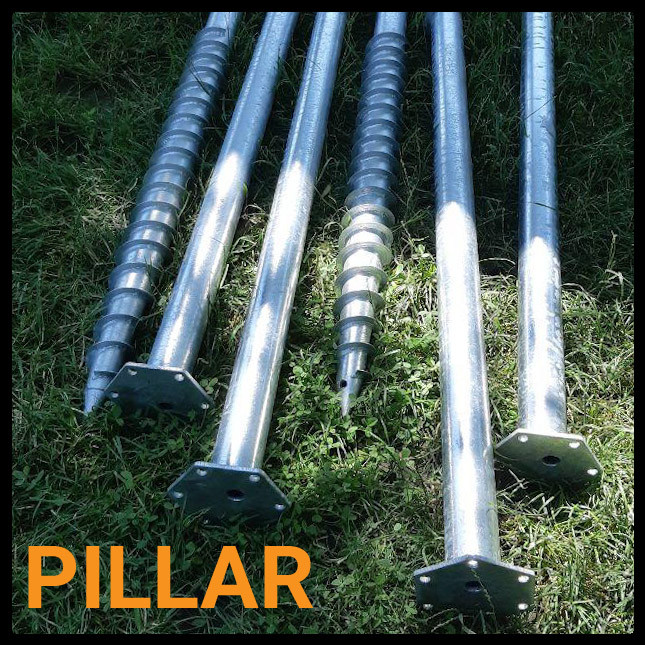 Геошуруп PILLAR - FH 76x3mm x 2500 мм t650мм горячеоцинкованный. Цена в ...