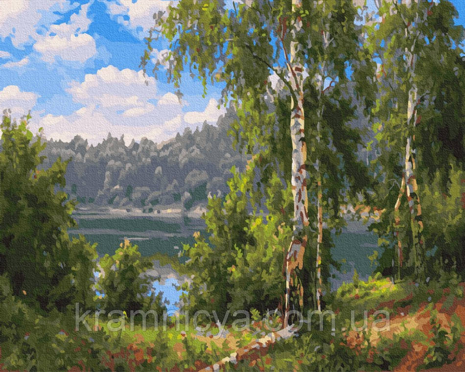 Картина за номерами Лісове озеро, 40x50 Rainbow Art (GX27859), фото 1