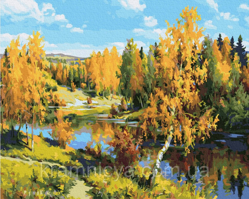 Картина за номерами Осінній ліс, 40x50 Rainbow Art (GX24523), фото 1