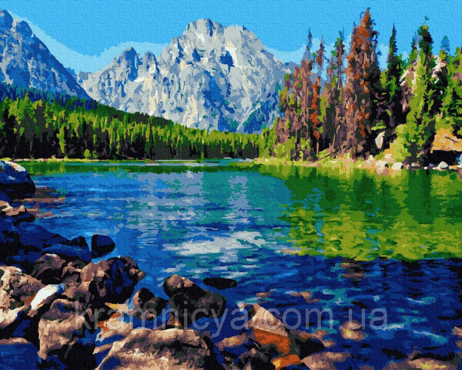 Картина за номерами Гірський пейзаж, 40x50 Rainbow Art (GX36073)