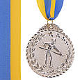 Комплект медалей нагородних Білярдист зі стрічкою (1, 2,3 місце) ø5см, фото 7