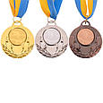 Медаль наградна для більярда AIM зі стрічкою (2 місце, срібло) ø5см, фото 2