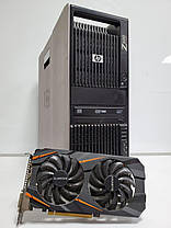 Комп'ютер HP Workstation Z600 Tower/Intel Xeon E5620 (4(8)ядра по 2.40 — 2.66 GHz) / 12 GB DDR3 / 120 GB SSD, фото 3