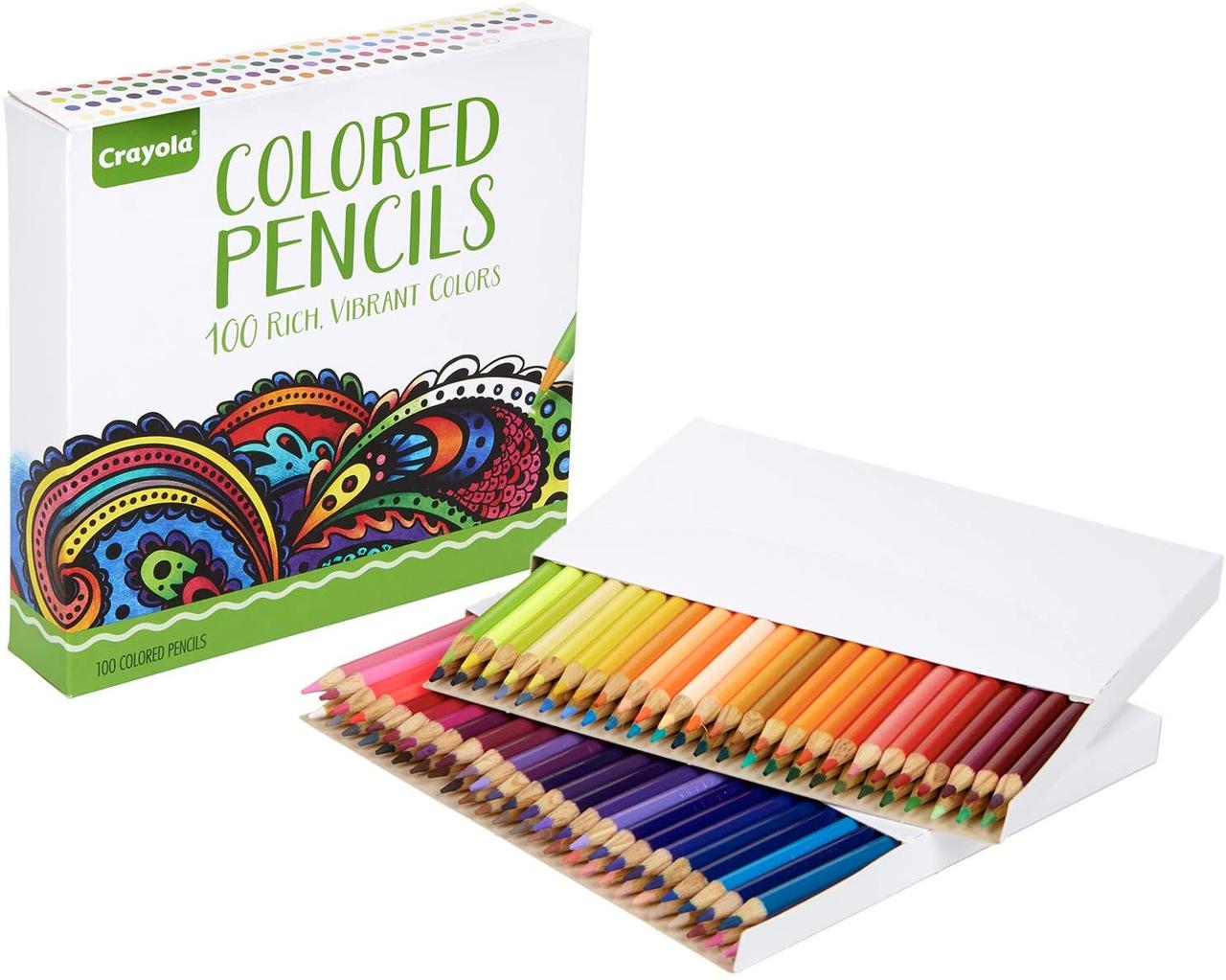 Crayola Цветные Карандаши 100 Цветов Different Colored Pencils для ...