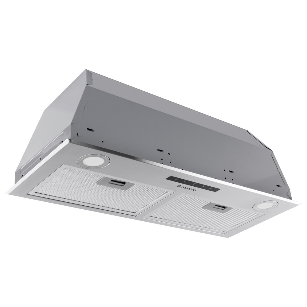 Повновбудована потужна витяжка для кухні Minola HBS 7652 I 1000 LED, вбудована в шафу, нерж. сталь, 72 см, фото 1