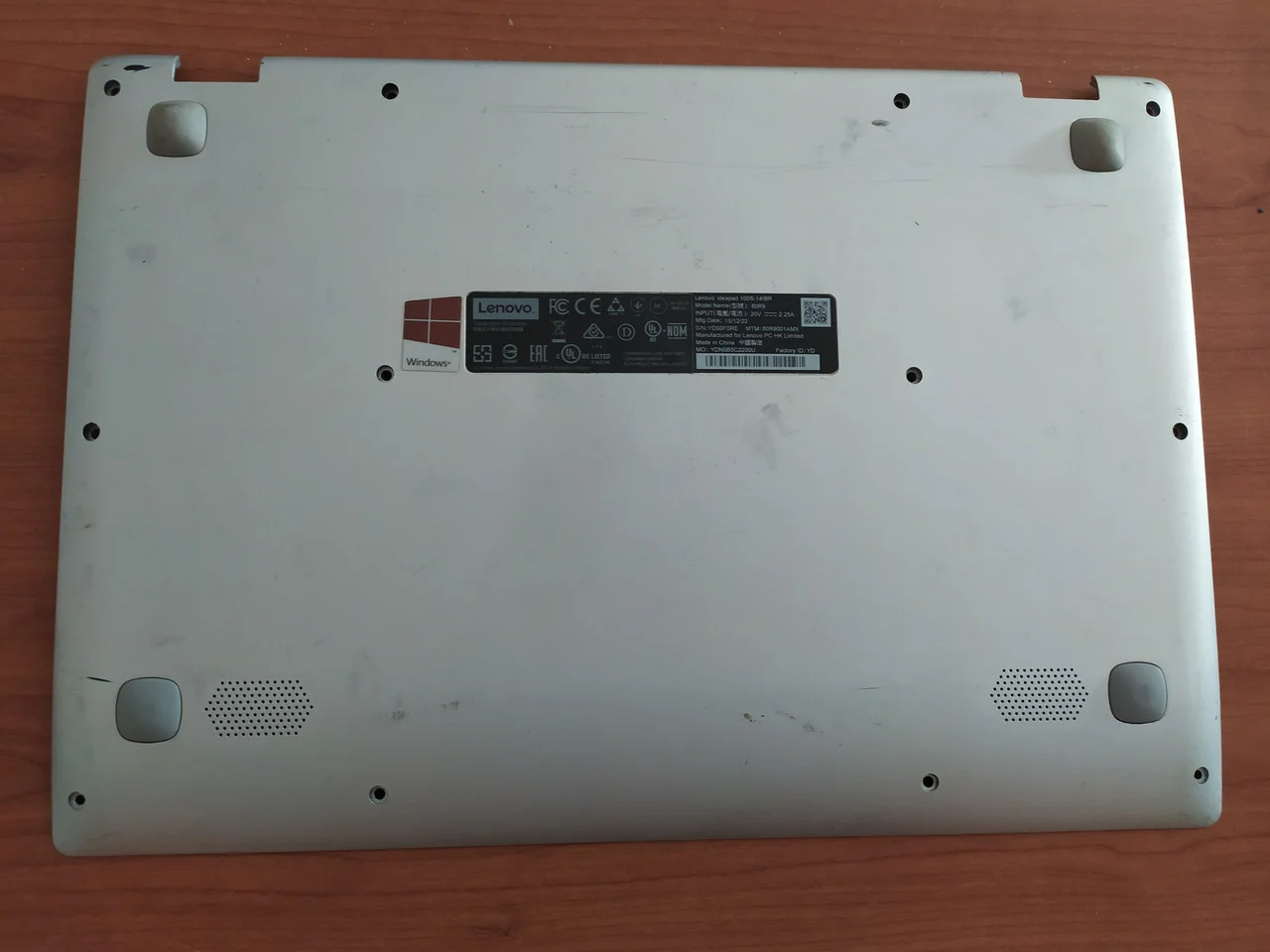 Lenovo 100s-14IBR Корпус D (нижня частина корпусу) б/в