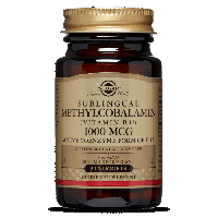 Вітамін В12, Сублиігвальный, Vitamin B12, Solgar, 1000 мкг, 30 наггетсів