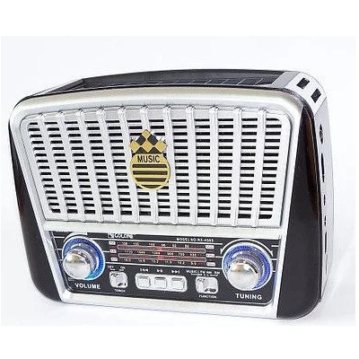 Радіоприймач GOLON RX-456, LED, 3W, FM радіо, Входи microSD, USB, AUX, корпус пластмас, Black/White, BOX