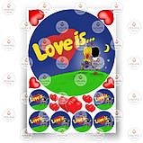 Друк їстівного фото - Вафельна папір - Чоловікам №9, фото 2