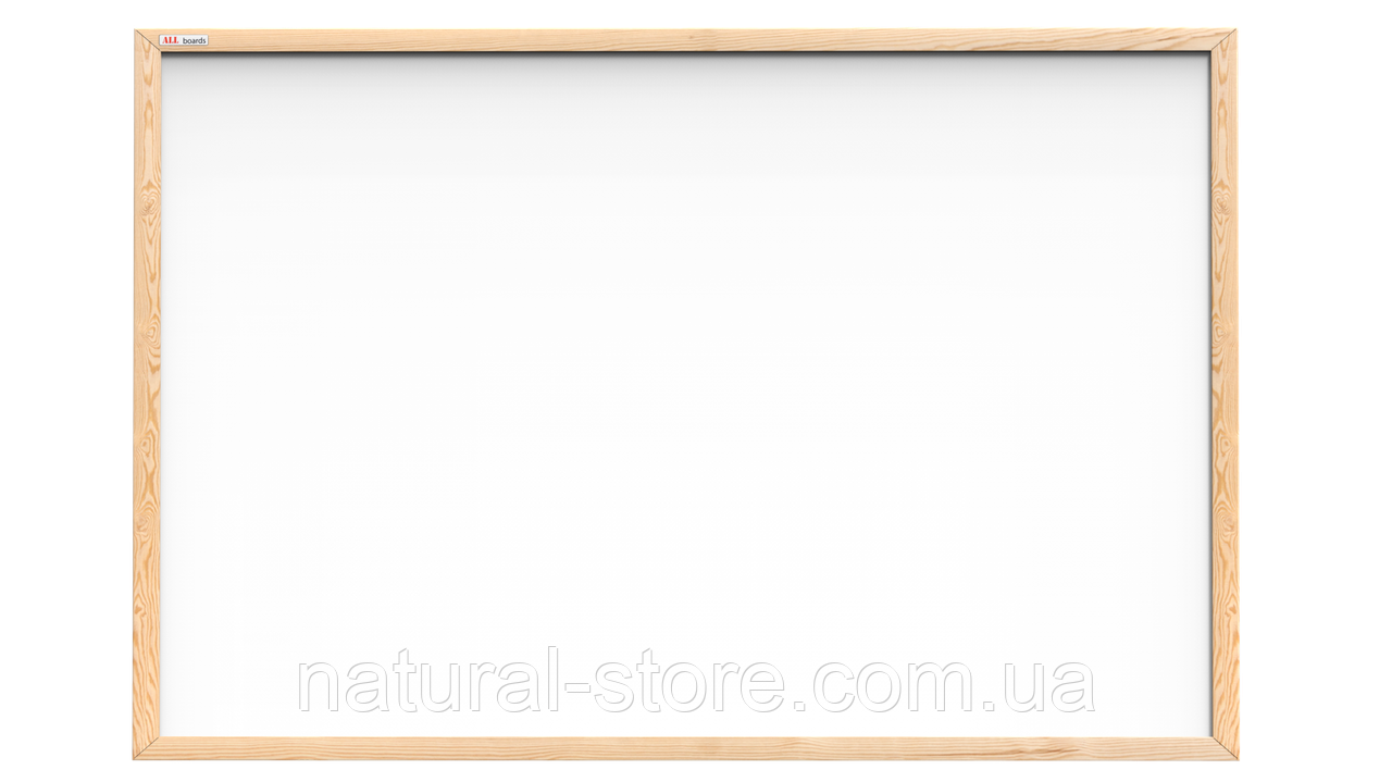 Дошка магнітно-маркерна 120х90см в дерев'яній рамці TM All Boards