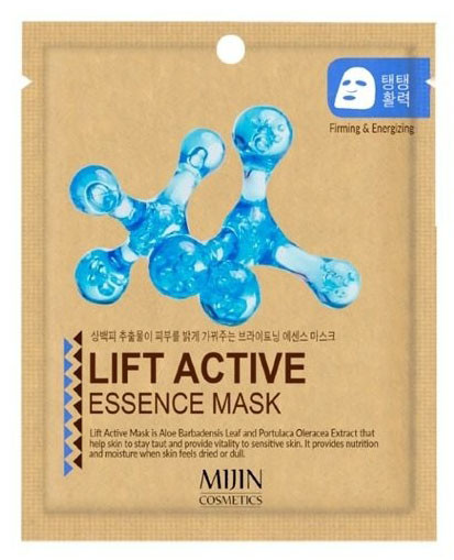 Тканинна маска Mijin Cosmetics Essence Mask Lift Active (з ліфтинг-ефектом) 23 мл