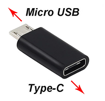 Адаптер-перехідник OTG MicroUSB на Type-C "UGL" для тепловізорів SEEK, FLIR