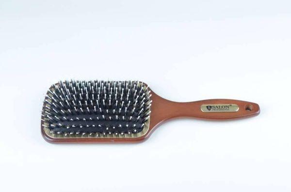 Salon Professional. Щітка для волосся комбінована, квадратна, 76100CLG.