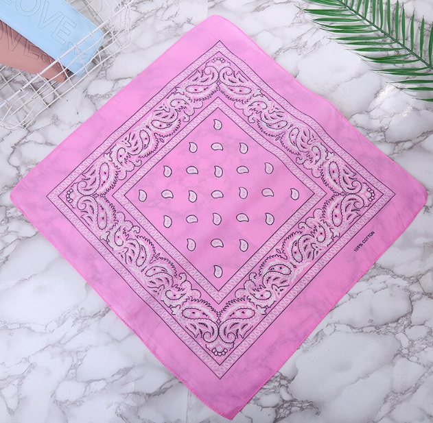 Класична бандана 55*55 см рожевий