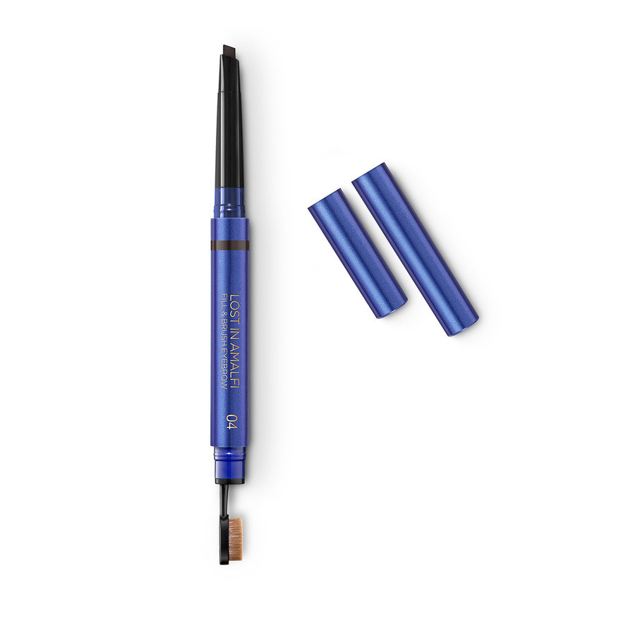 Автоматичний олівець для брів 2-в-1 LOST IN AMALFI FILL & BRUSH EYEBROW 03 Brunette