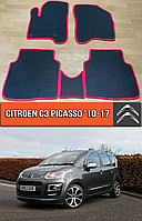 ЄВА килимки Сітроен С3 Пікассо 2010-2017. EVA гумові килими на Citroen C3 Picasso
