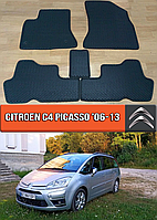 ЄВА килимки Сітроен С4 Пікассо 2006-2013. EVA гумові килими на Citroen C4 Picasso