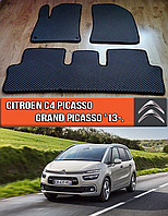 ЄВА килимки Сітроен С4 Пікассо, Гранд Пікассо 2013-н. в. EVA гумові килими на Citroen C4 Picasso, Grand Picasso
