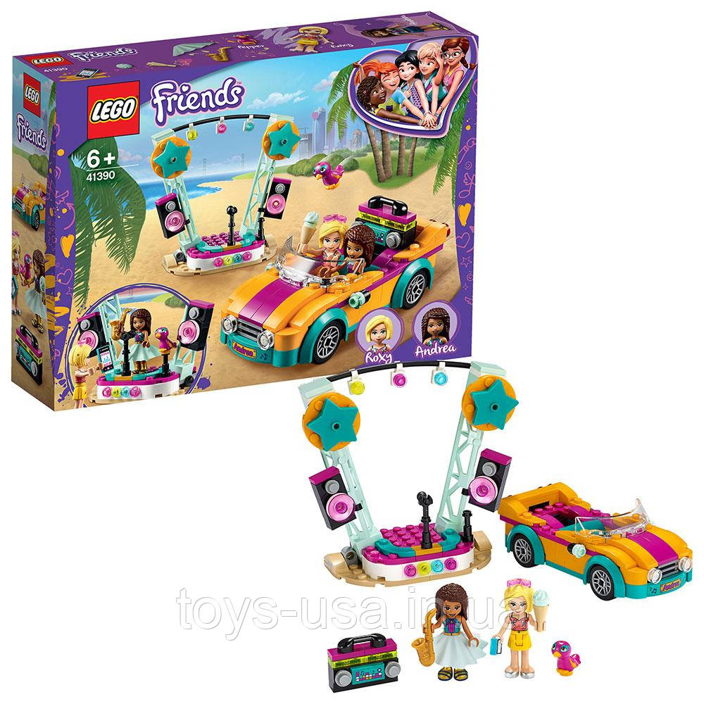 Лего LEGO Friends Машина зі сценою Андреа 41390, фото 1