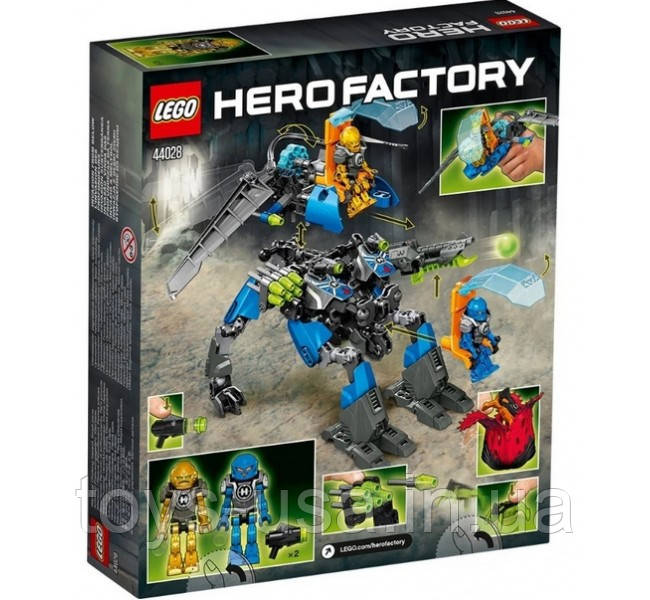 Лего LEGO Hero Factory Комбінована модель Суржа та Рокі 44028, фото 1