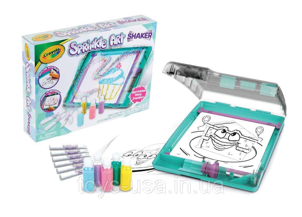 Набір для творчості крайола Шейкер Crayola sprinkle art shaker, фото 1
