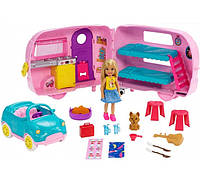 Игровой набор Барби Челси Кемпер фургон для кемпинга Barbie Club Chelsea Camper