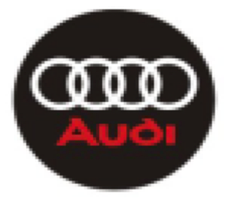 Захисні ковпачки на ніпеля AUDI (Ауді) 4 шт Червона напис сріблясті, фото 2