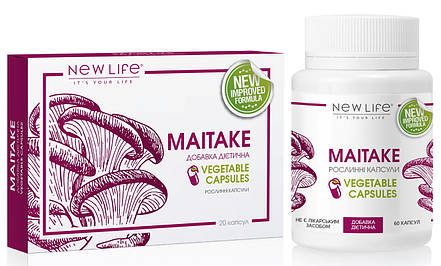 Maitake (Майтаке) рослинні капсули - онкопротектор, імуномодулятор, зниження ваги, втома, фото 3
