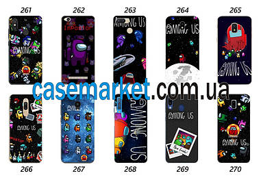 Силіконовий чохол для OPPO A15 з картинкою Among us