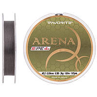 Шнур Favorite Arena PE 100m (silver gray) #0.4/0.104mm 8lb/3.5kg