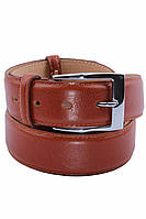 Ремінь чоловічий шкіряний Voronin 9232 світло-коричневий