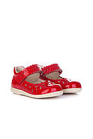 Нарядные детские лакированные туфельки для девочки (красный) 21 Miracle-me