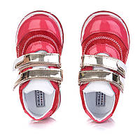 Детские лакированные ботинки для девочки (красный) 25 Miracle-me