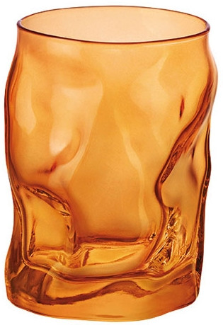 Набір склянок Bormioli Rocco Sorgente Water Light Orange 300 мл 6 штук помаранчеві 340420MCL121224